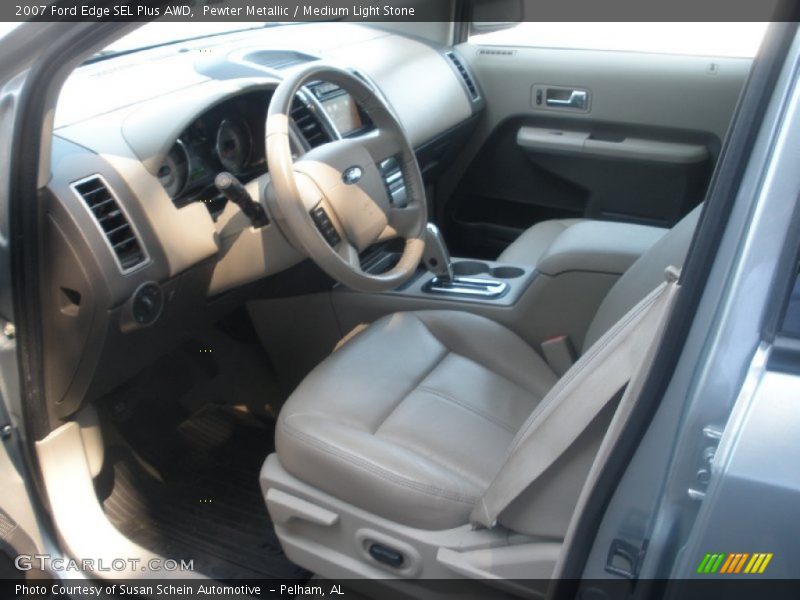 Pewter Metallic / Medium Light Stone 2007 Ford Edge SEL Plus AWD