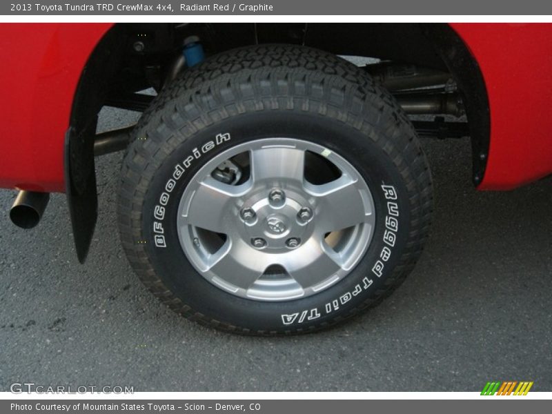 Radiant Red / Graphite 2013 Toyota Tundra TRD CrewMax 4x4