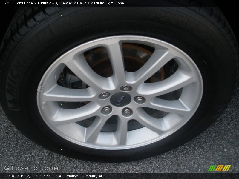 Pewter Metallic / Medium Light Stone 2007 Ford Edge SEL Plus AWD