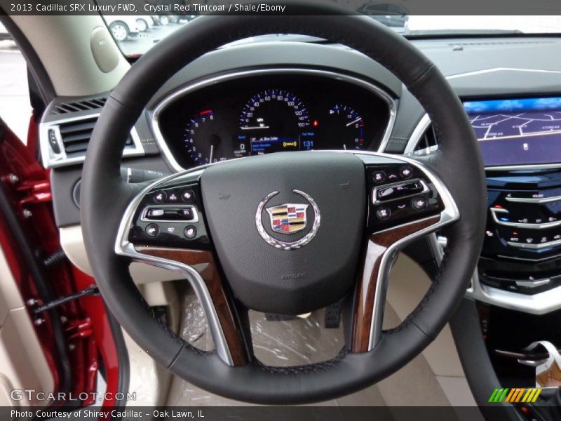 Crystal Red Tintcoat / Shale/Ebony 2013 Cadillac SRX Luxury FWD