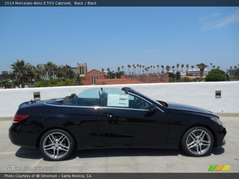 Black / Black 2014 Mercedes-Benz E 550 Cabriolet
