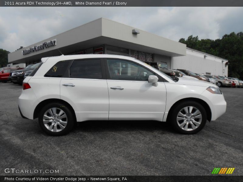 White Diamond Pearl / Ebony 2011 Acura RDX Technology SH-AWD