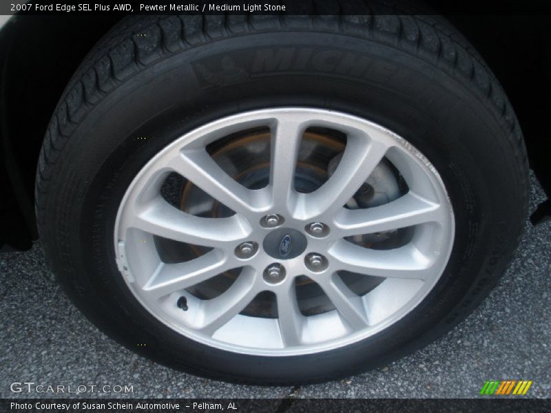 Pewter Metallic / Medium Light Stone 2007 Ford Edge SEL Plus AWD