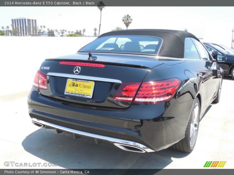 Black / Black 2014 Mercedes-Benz E 550 Cabriolet