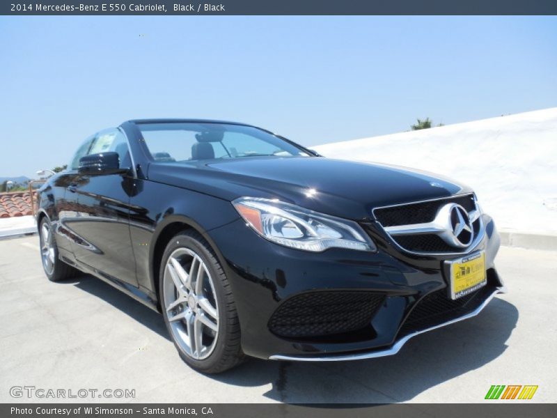 Black / Black 2014 Mercedes-Benz E 550 Cabriolet
