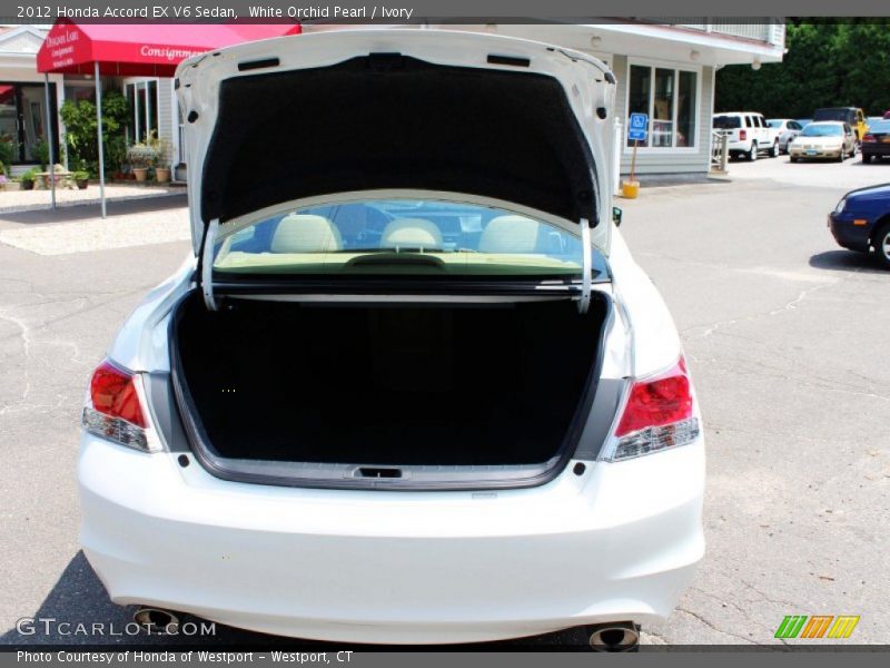 White Orchid Pearl / Ivory 2012 Honda Accord EX V6 Sedan