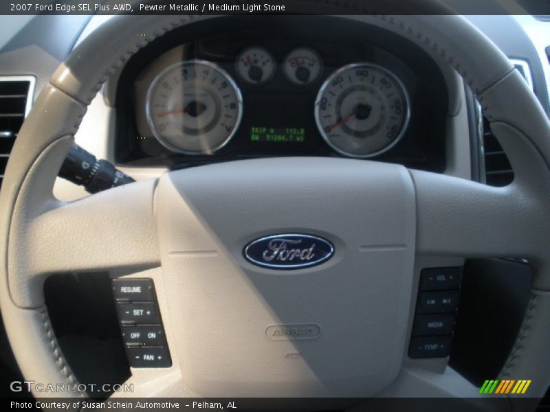 Pewter Metallic / Medium Light Stone 2007 Ford Edge SEL Plus AWD