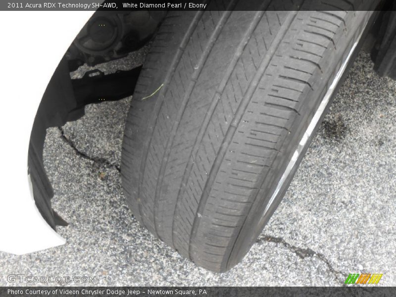 White Diamond Pearl / Ebony 2011 Acura RDX Technology SH-AWD