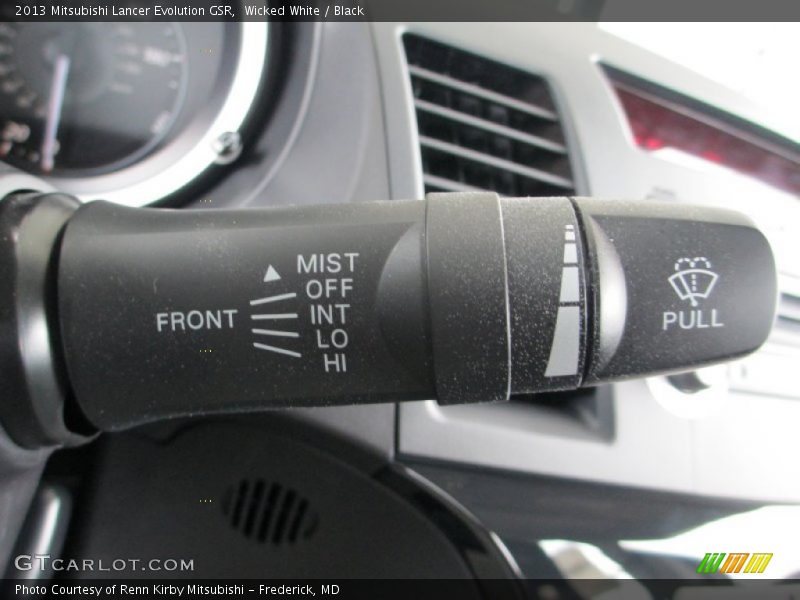 Controls of 2013 Lancer Evolution GSR