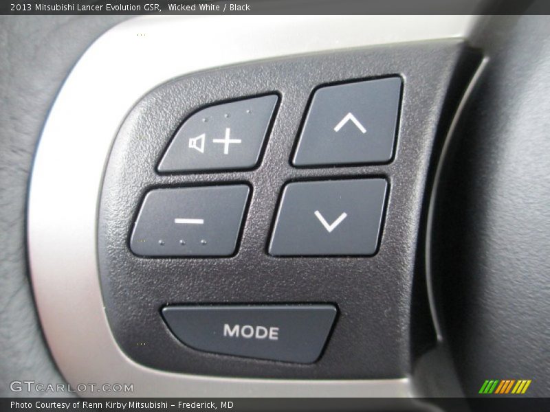 Controls of 2013 Lancer Evolution GSR