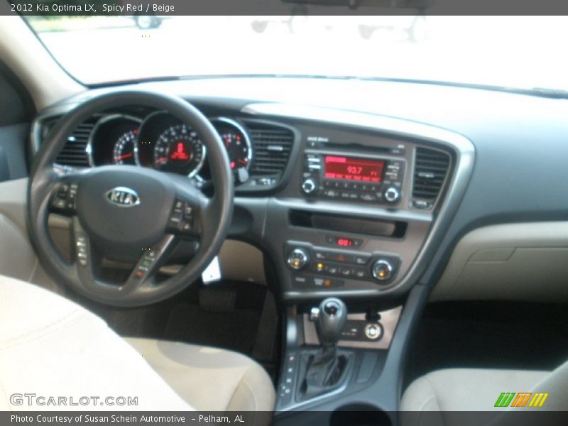 Spicy Red / Beige 2012 Kia Optima LX
