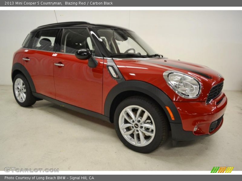Blazing Red / Carbon Black 2013 Mini Cooper S Countryman