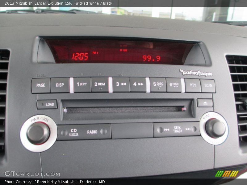 Audio System of 2013 Lancer Evolution GSR