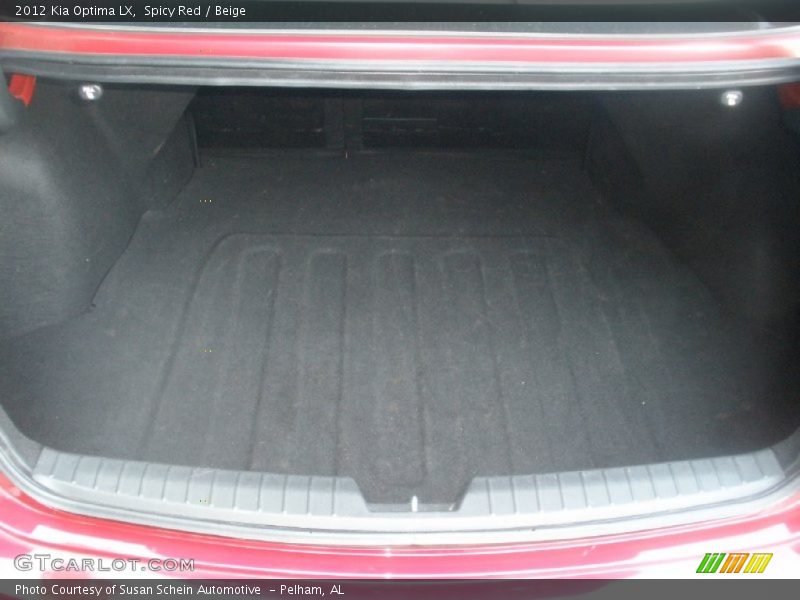 Spicy Red / Beige 2012 Kia Optima LX