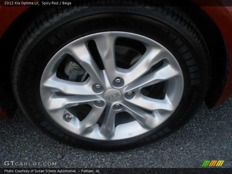 Spicy Red / Beige 2012 Kia Optima LX