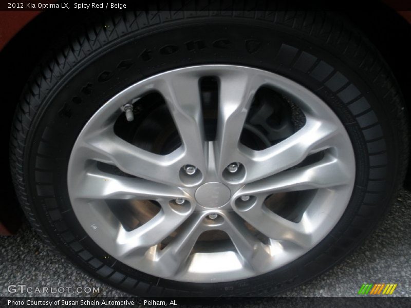 Spicy Red / Beige 2012 Kia Optima LX