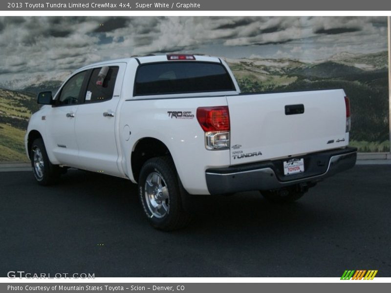Super White / Graphite 2013 Toyota Tundra Limited CrewMax 4x4