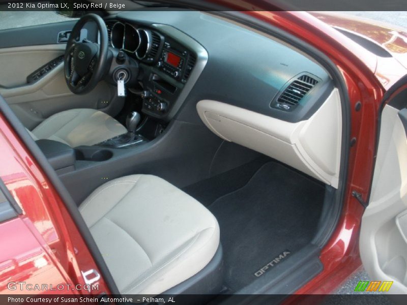 Spicy Red / Beige 2012 Kia Optima LX