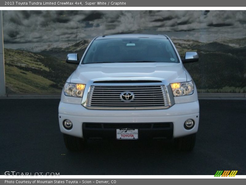Super White / Graphite 2013 Toyota Tundra Limited CrewMax 4x4