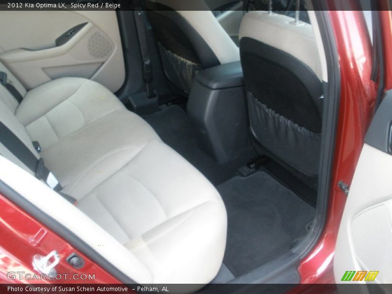 Spicy Red / Beige 2012 Kia Optima LX