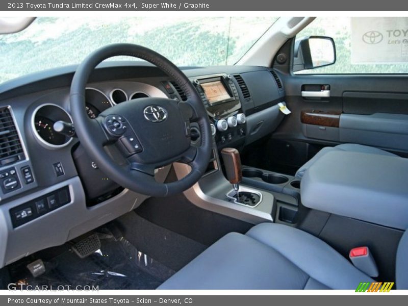 Super White / Graphite 2013 Toyota Tundra Limited CrewMax 4x4