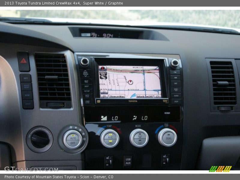 Super White / Graphite 2013 Toyota Tundra Limited CrewMax 4x4