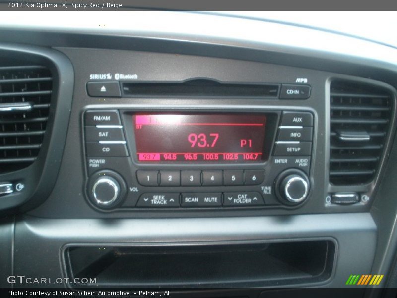 Spicy Red / Beige 2012 Kia Optima LX