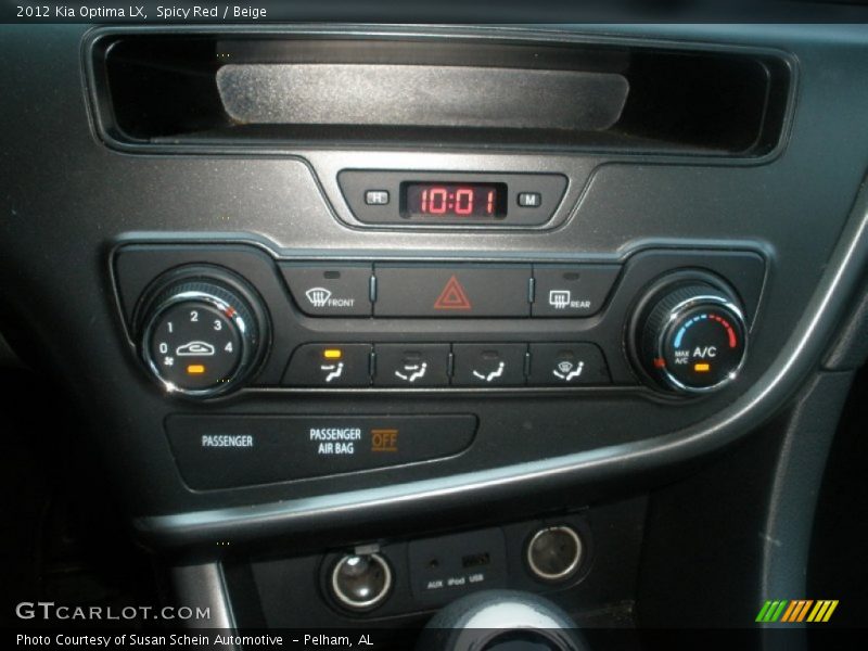 Spicy Red / Beige 2012 Kia Optima LX