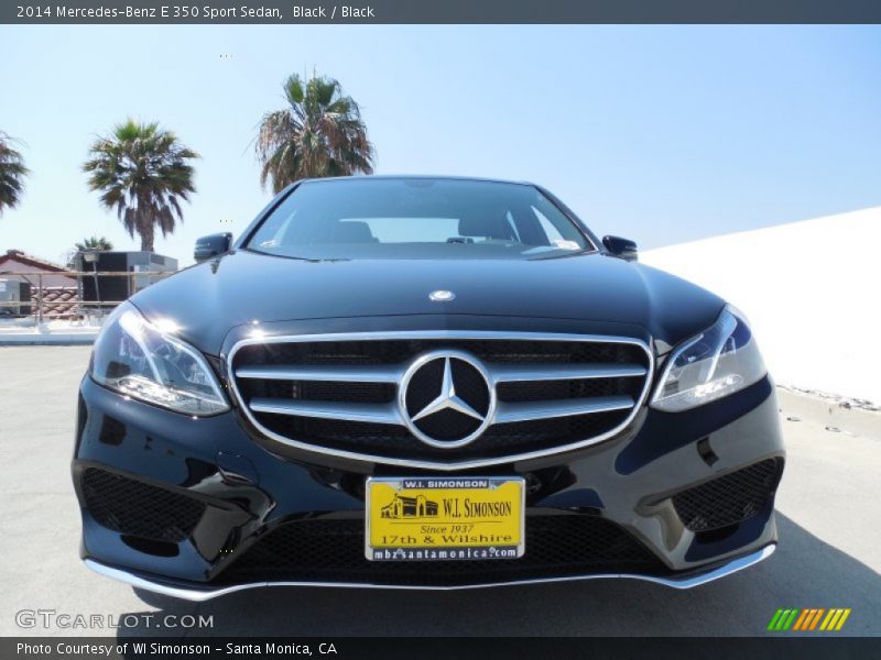 Black / Black 2014 Mercedes-Benz E 350 Sport Sedan