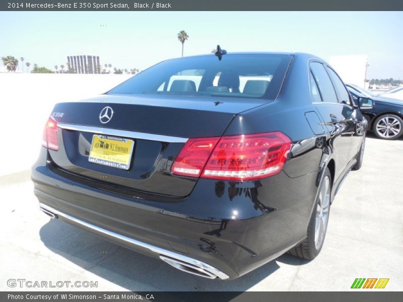 Black / Black 2014 Mercedes-Benz E 350 Sport Sedan