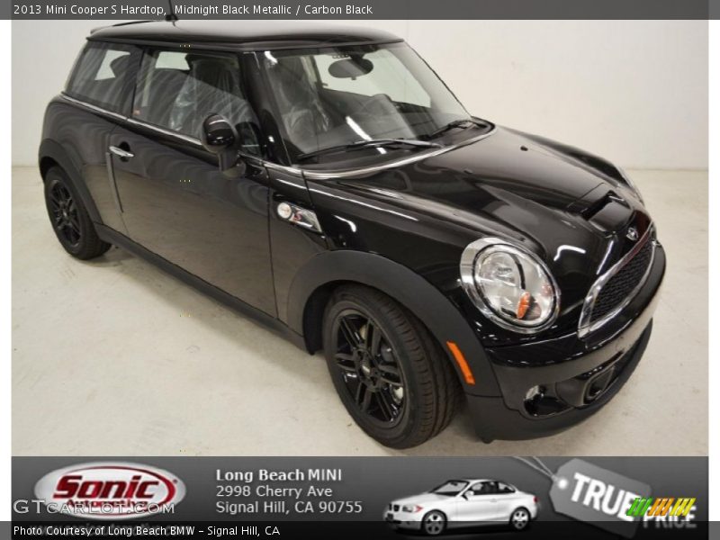 Midnight Black Metallic / Carbon Black 2013 Mini Cooper S Hardtop