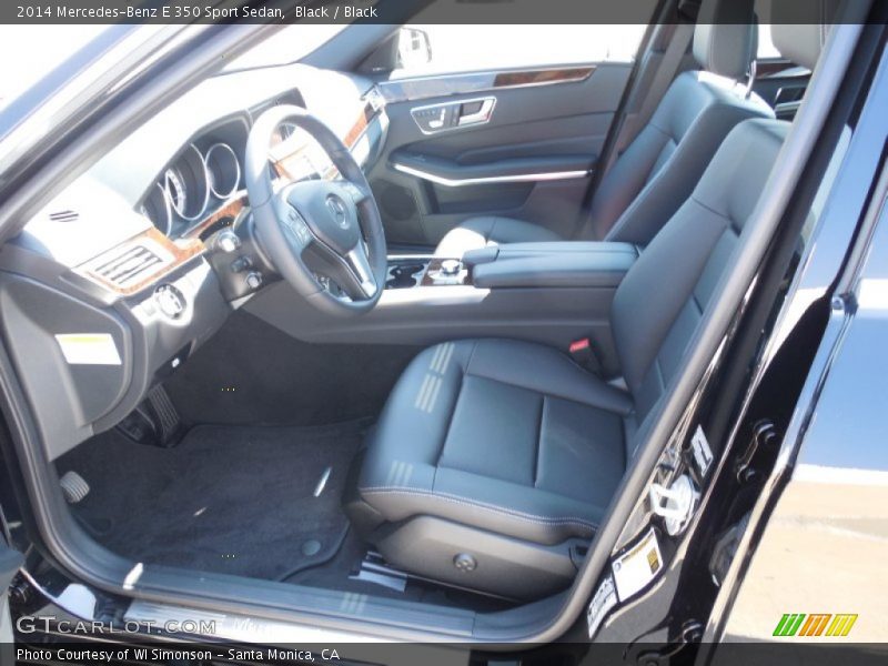 Black / Black 2014 Mercedes-Benz E 350 Sport Sedan