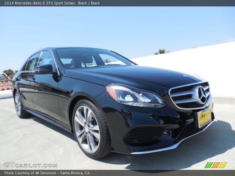 Black / Black 2014 Mercedes-Benz E 350 Sport Sedan