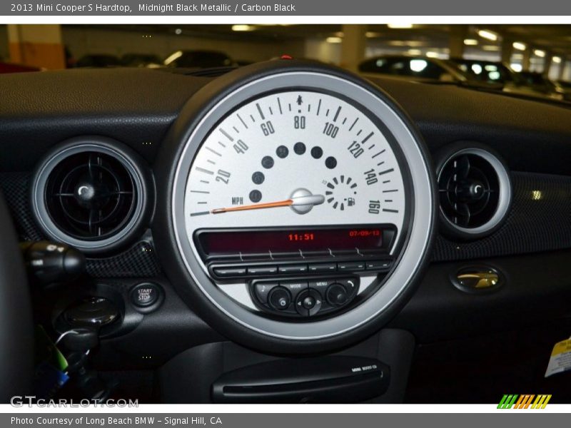 Midnight Black Metallic / Carbon Black 2013 Mini Cooper S Hardtop