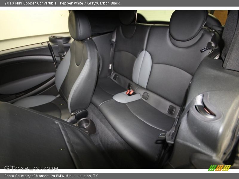 Pepper White / Grey/Carbon Black 2010 Mini Cooper Convertible