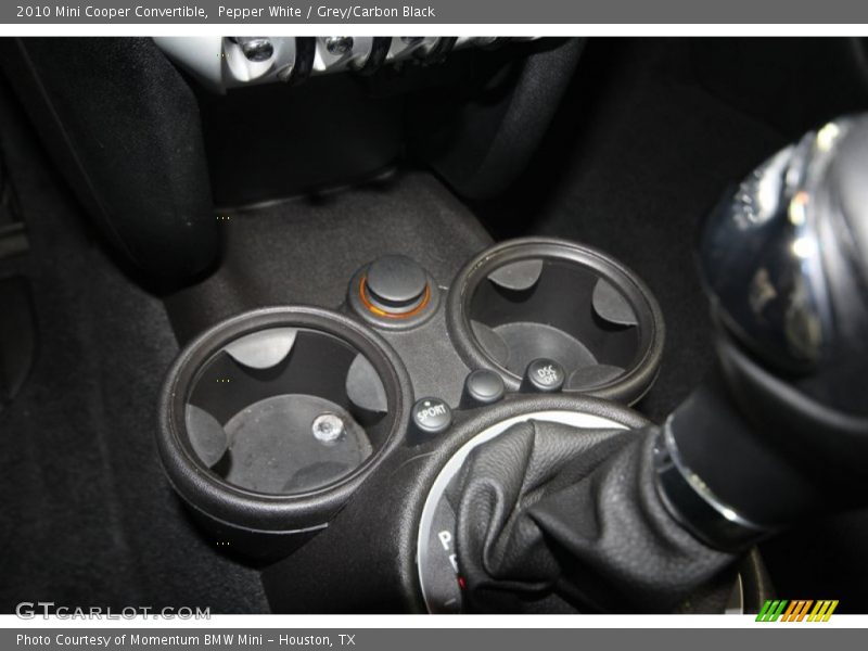 Pepper White / Grey/Carbon Black 2010 Mini Cooper Convertible