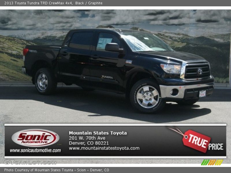 Black / Graphite 2013 Toyota Tundra TRD CrewMax 4x4