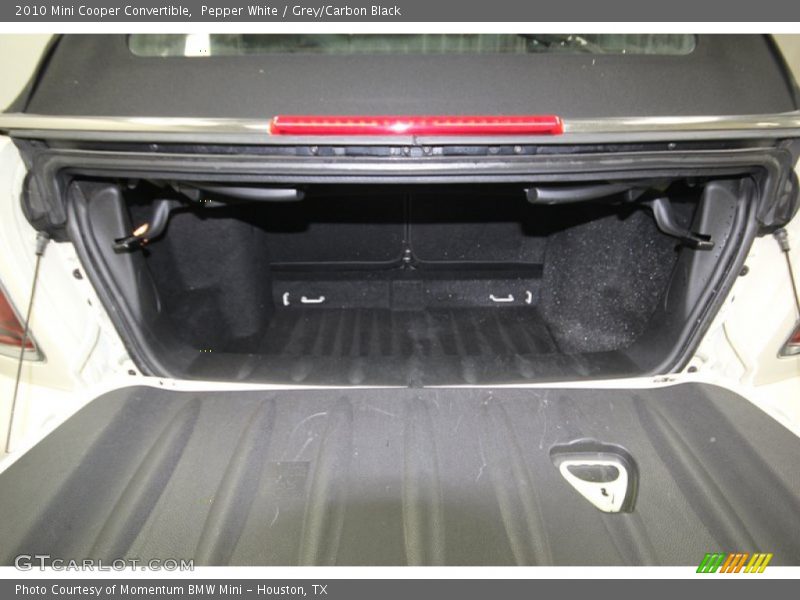 Pepper White / Grey/Carbon Black 2010 Mini Cooper Convertible