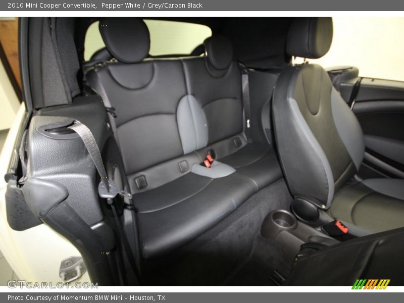 Pepper White / Grey/Carbon Black 2010 Mini Cooper Convertible