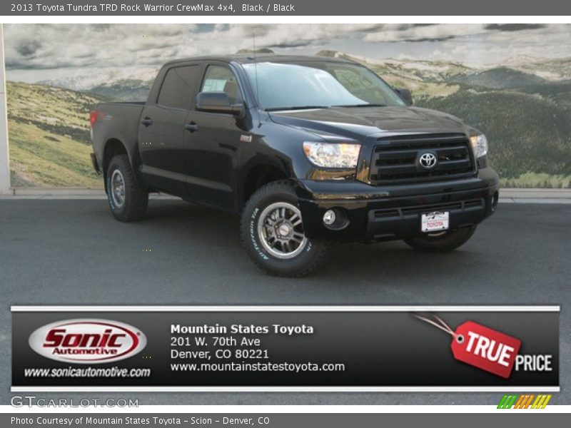 Black / Black 2013 Toyota Tundra TRD Rock Warrior CrewMax 4x4
