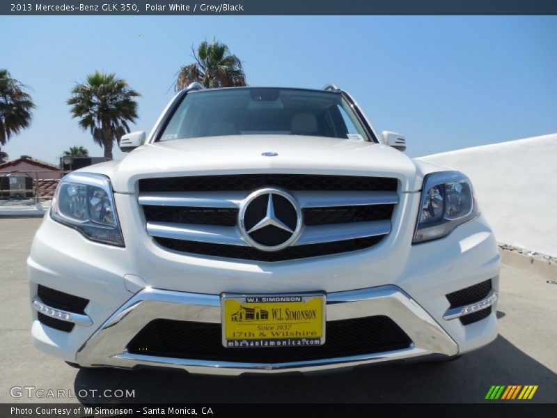 Polar White / Grey/Black 2013 Mercedes-Benz GLK 350