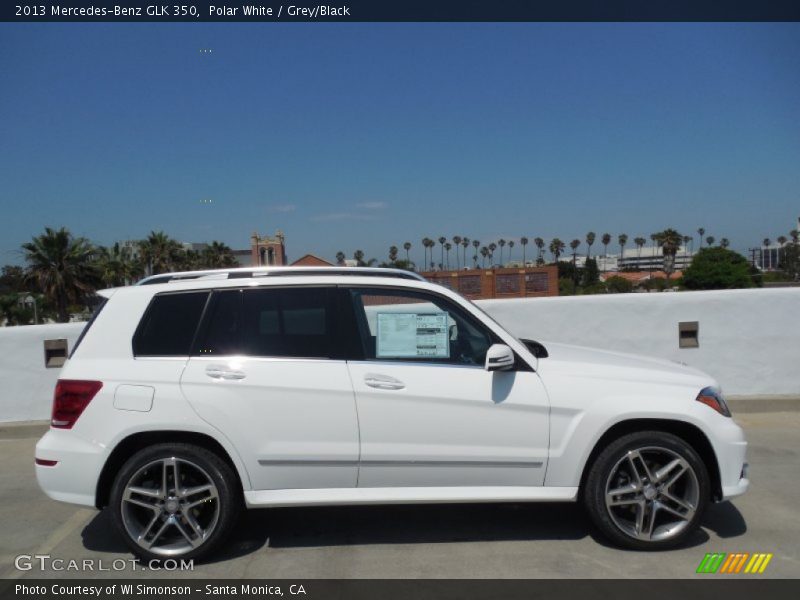 Polar White / Grey/Black 2013 Mercedes-Benz GLK 350