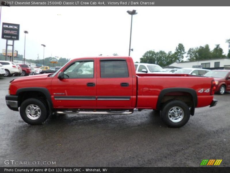 Victory Red / Dark Charcoal 2007 Chevrolet Silverado 2500HD Classic LT Crew Cab 4x4