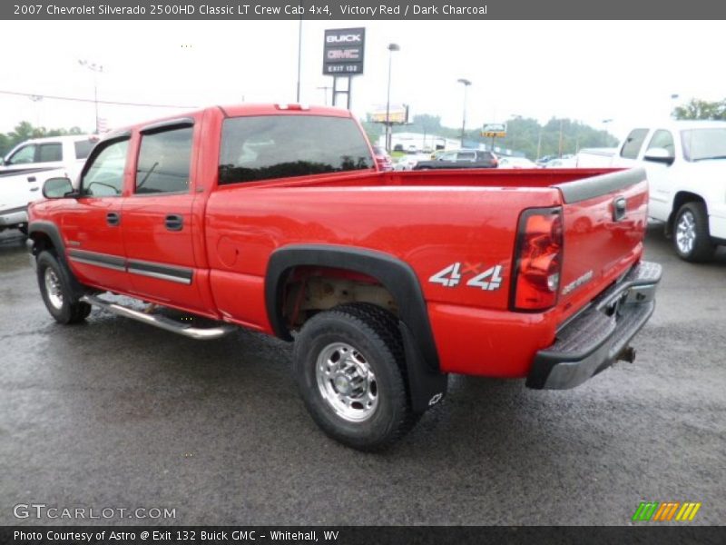 Victory Red / Dark Charcoal 2007 Chevrolet Silverado 2500HD Classic LT Crew Cab 4x4