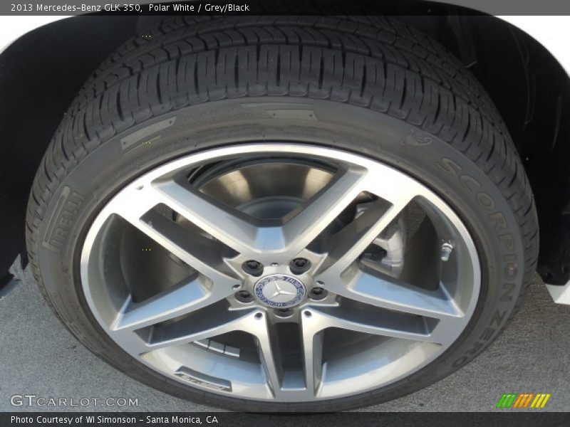 Polar White / Grey/Black 2013 Mercedes-Benz GLK 350
