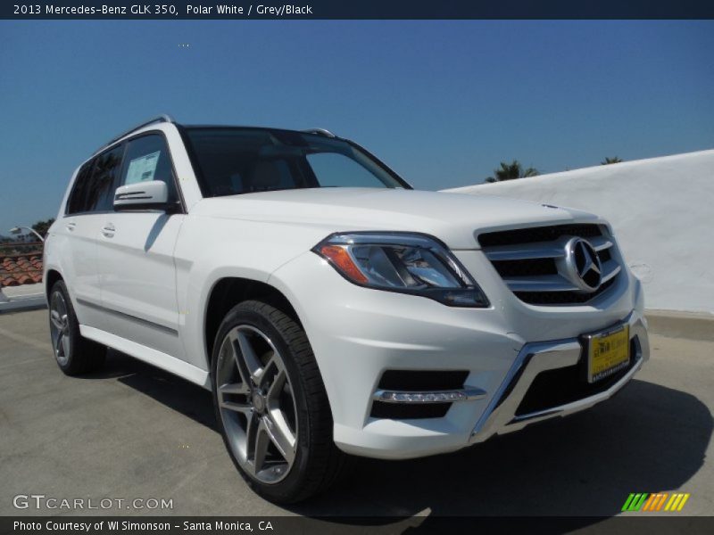 Polar White / Grey/Black 2013 Mercedes-Benz GLK 350
