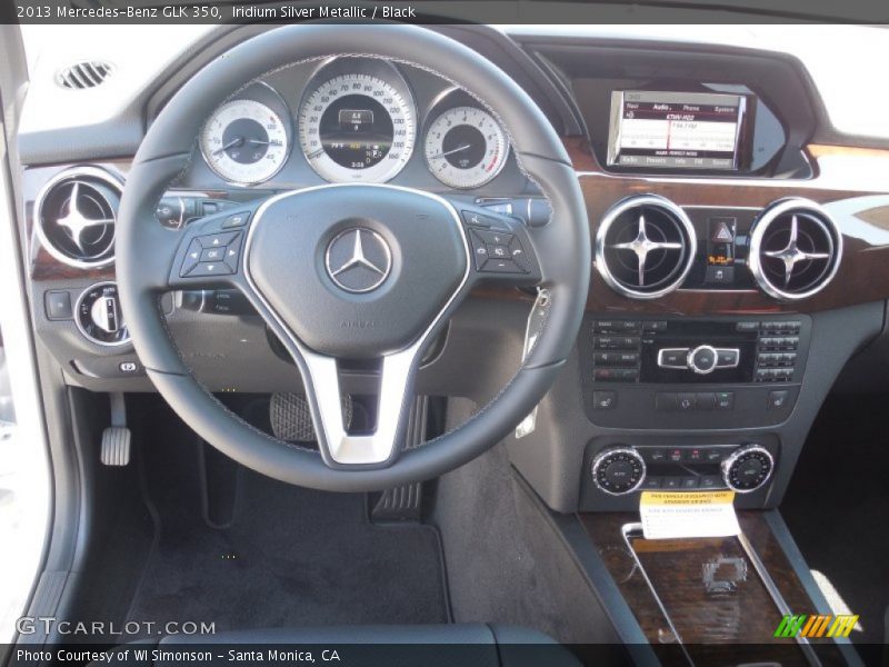 Iridium Silver Metallic / Black 2013 Mercedes-Benz GLK 350