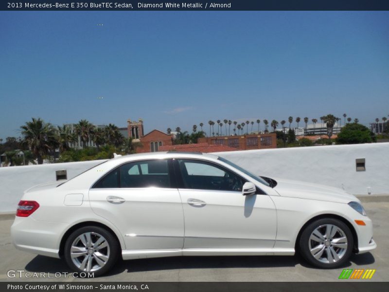 Diamond White Metallic / Almond 2013 Mercedes-Benz E 350 BlueTEC Sedan