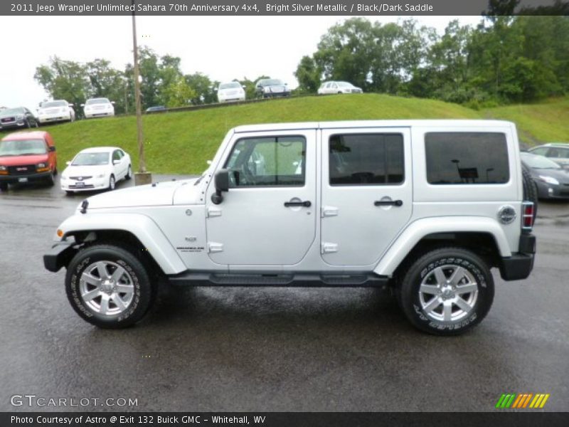 Bright Silver Metallic / Black/Dark Saddle 2011 Jeep Wrangler Unlimited Sahara 70th Anniversary 4x4