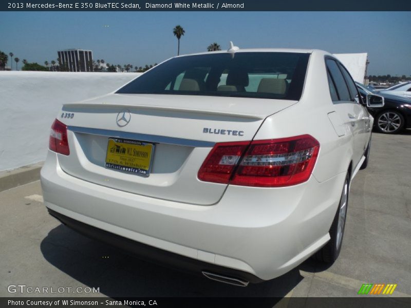 Diamond White Metallic / Almond 2013 Mercedes-Benz E 350 BlueTEC Sedan